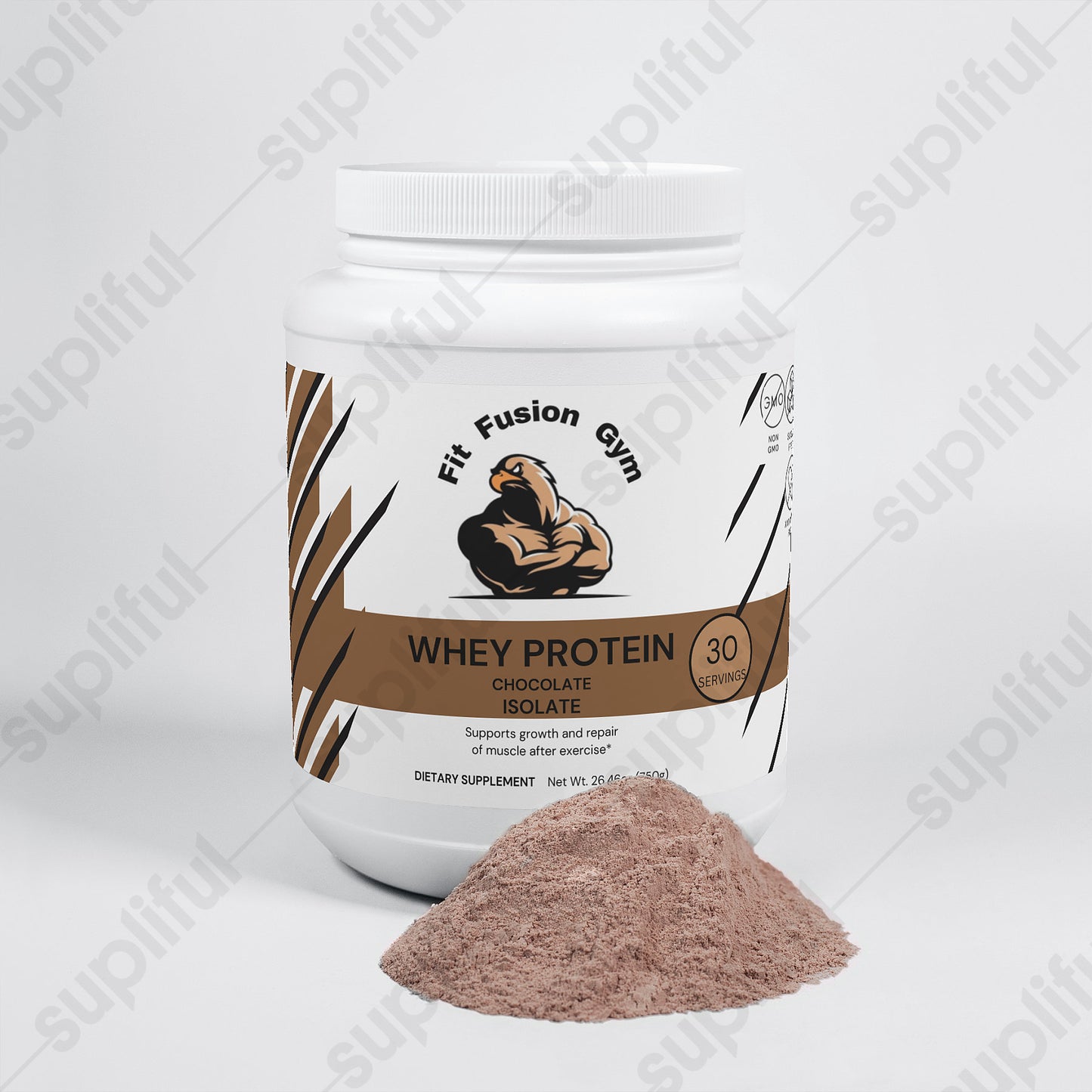 Whey Protein Isolate (Chocolate) for Before and After the Gym (Gym Supplement)