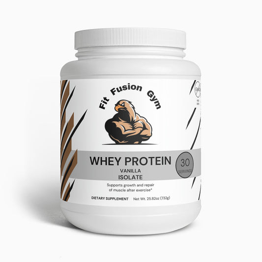 Whey Protein Isolate (Vanilla) for Before and After the Gym(Gym Supplement)